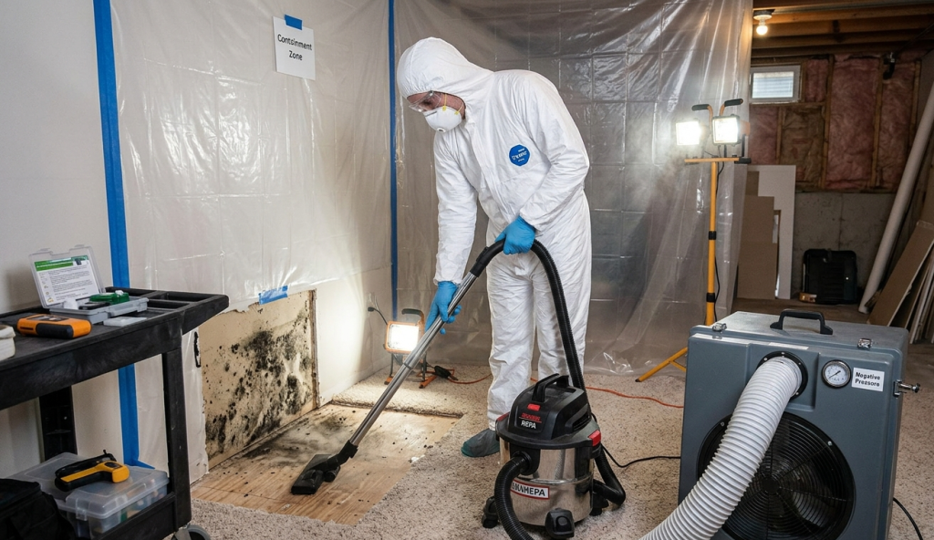 Professional mold remediation vs DIY